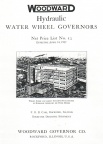 Water Wheel Governors  1937